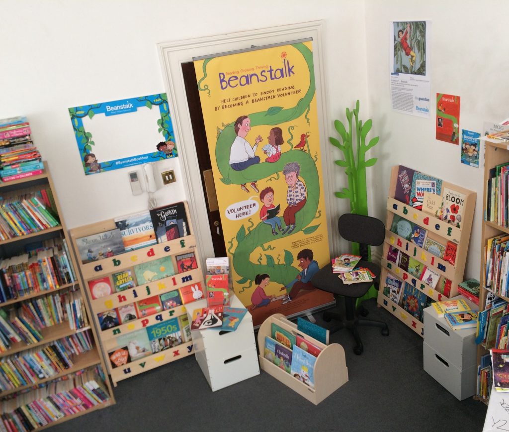 beanstalk, tidy books, charity, reading, books, children, kids