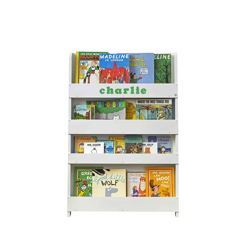 Personalised Children S Bookcase, Light Grey Childrens Bookcase