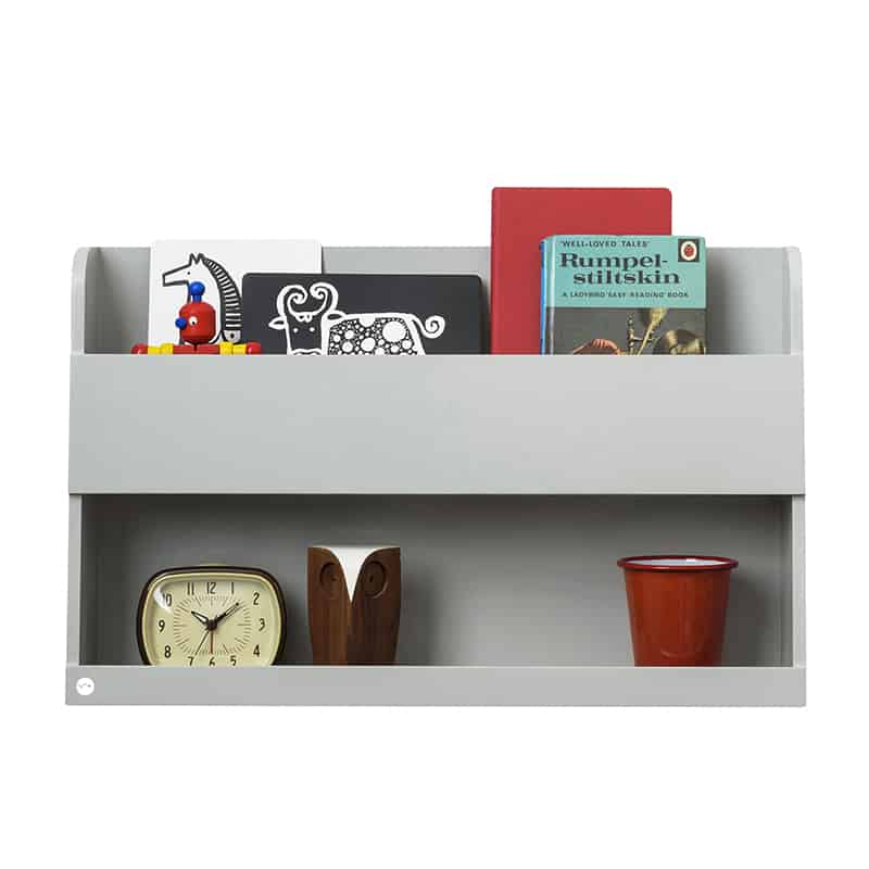 Tidy Books Bunk Bed Buddy, The Tidy Books Bunk Bed Buddy Wall Shelf, Bunk Bed Buddy, Floating Shelves for Bunk Beds, Tidy Books Bunk Bed Buddy Grey