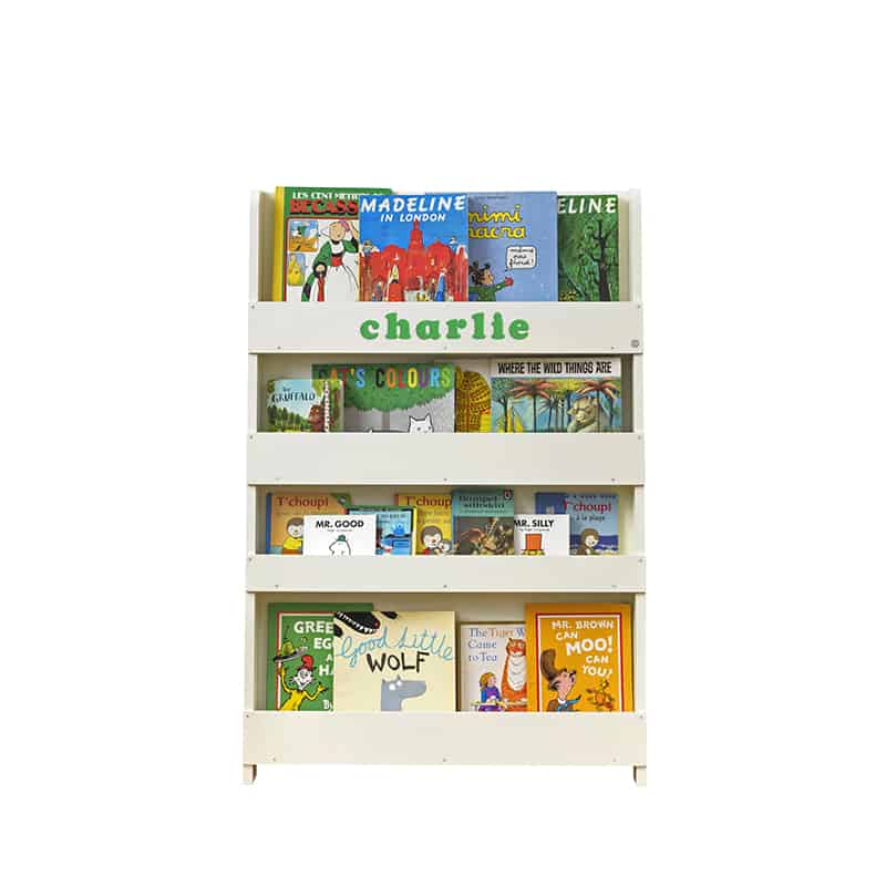 Children's bookcases, Tidy Books, Tidy Books Children Bookcases, kids bookcases, Personalised Children’s Bookcase Ivory