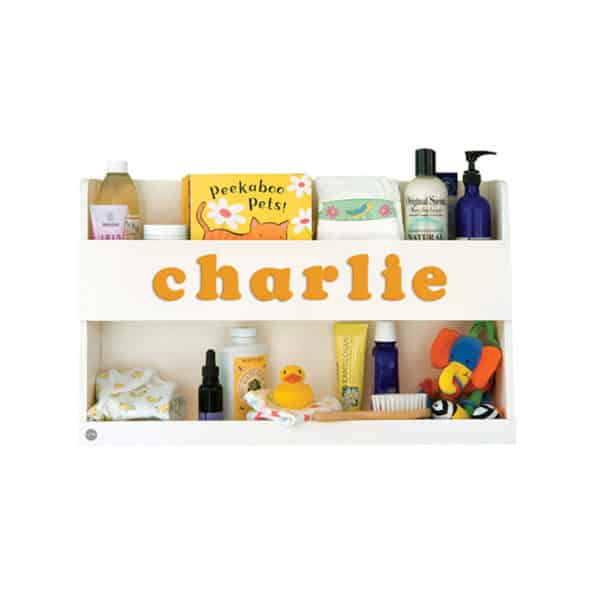 The Personalized Baby Bookshelf Ivory